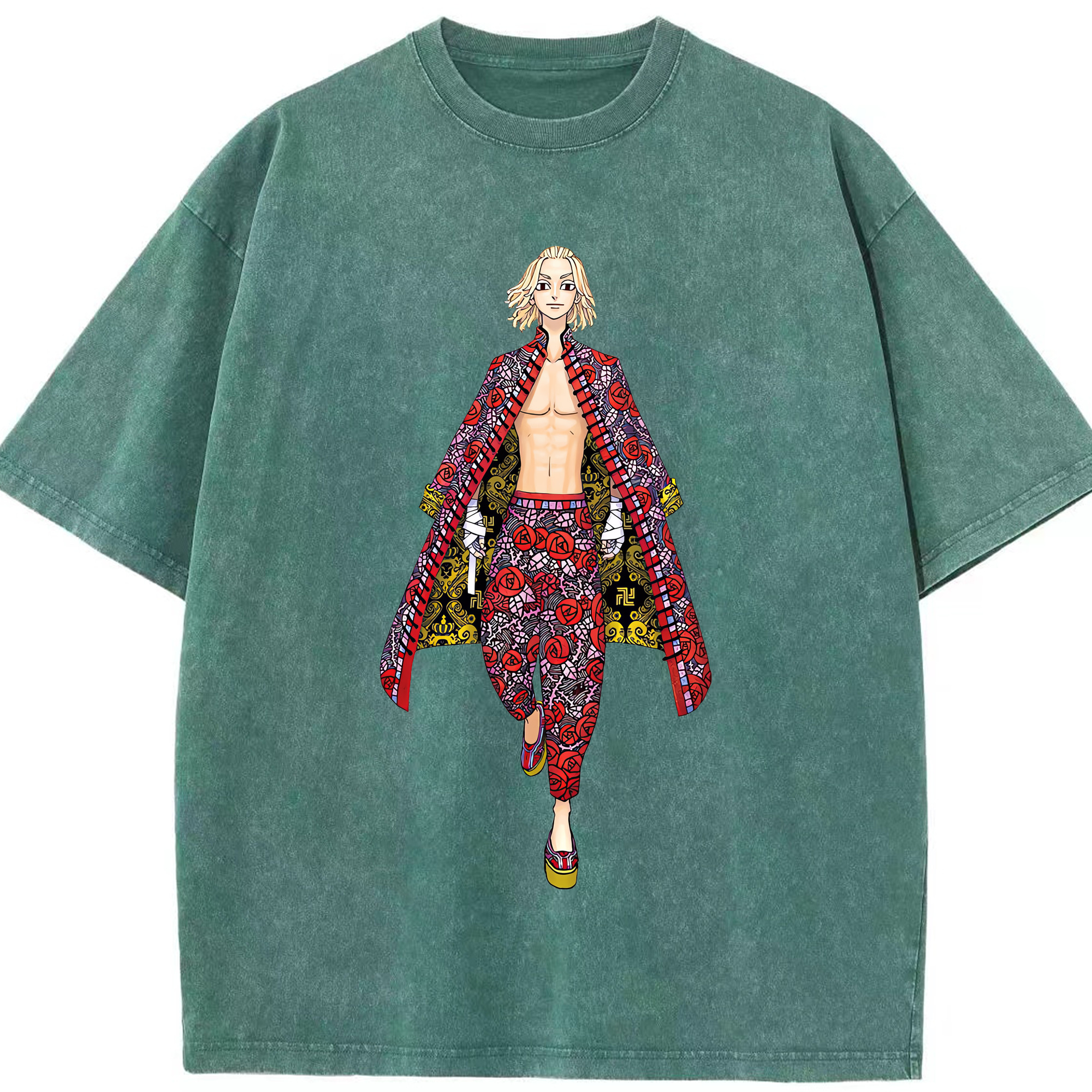 （画像用） 東京リベンジャーズ Tokyo Revengers 綿100% ヴィンテージ風 半袖Tシャツ（フロントプリント）
